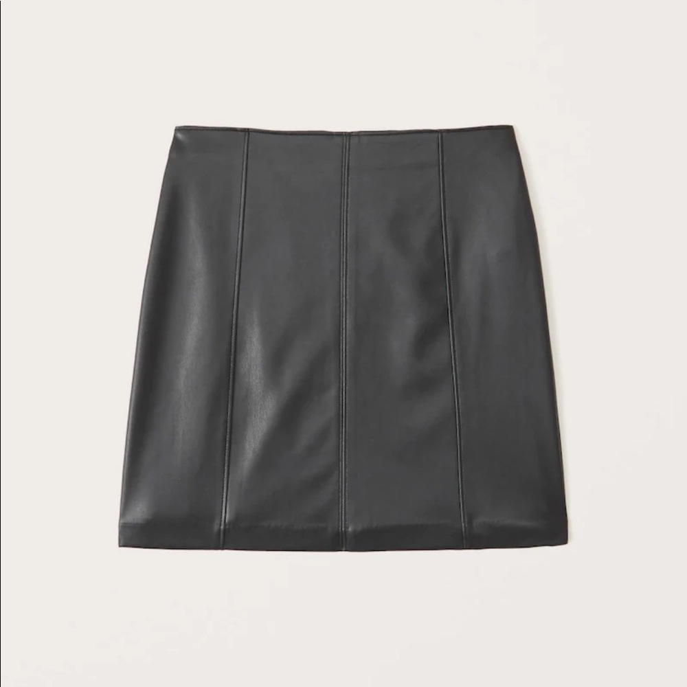 Abercrombie leather skirt NWT
